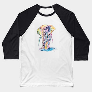 Colorful elephant Baseball T-Shirt